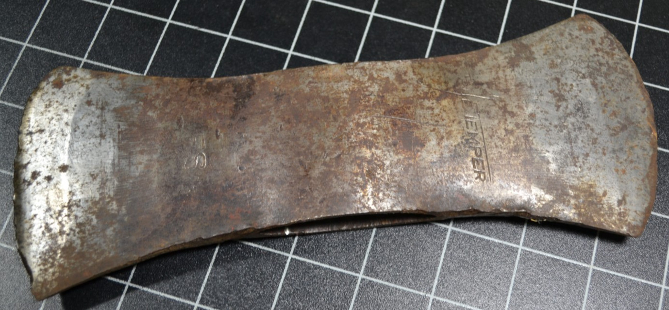 TRUE TEMPER - KELLY AXE & TOOL -  3 1/2# - DOUBLE BIT AXE HEAD - FOREST SERVICE