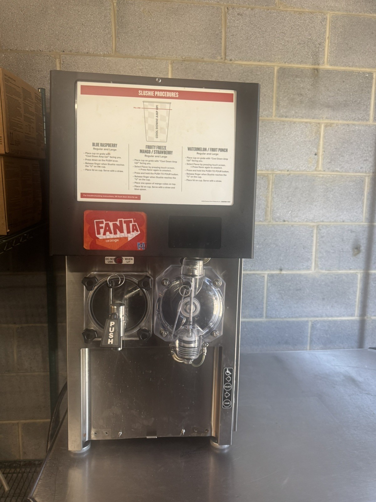 ICEE slushy machine