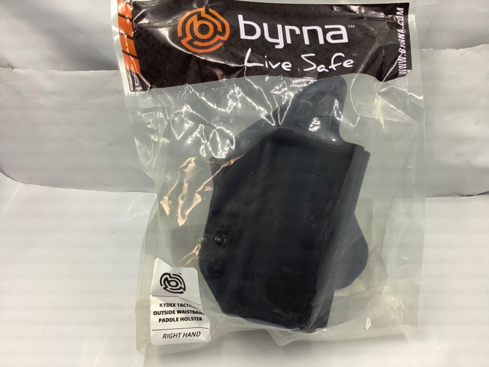 Byrna SD Kydex Tactical Outside The Waistband RH Paddle Holster BH68300