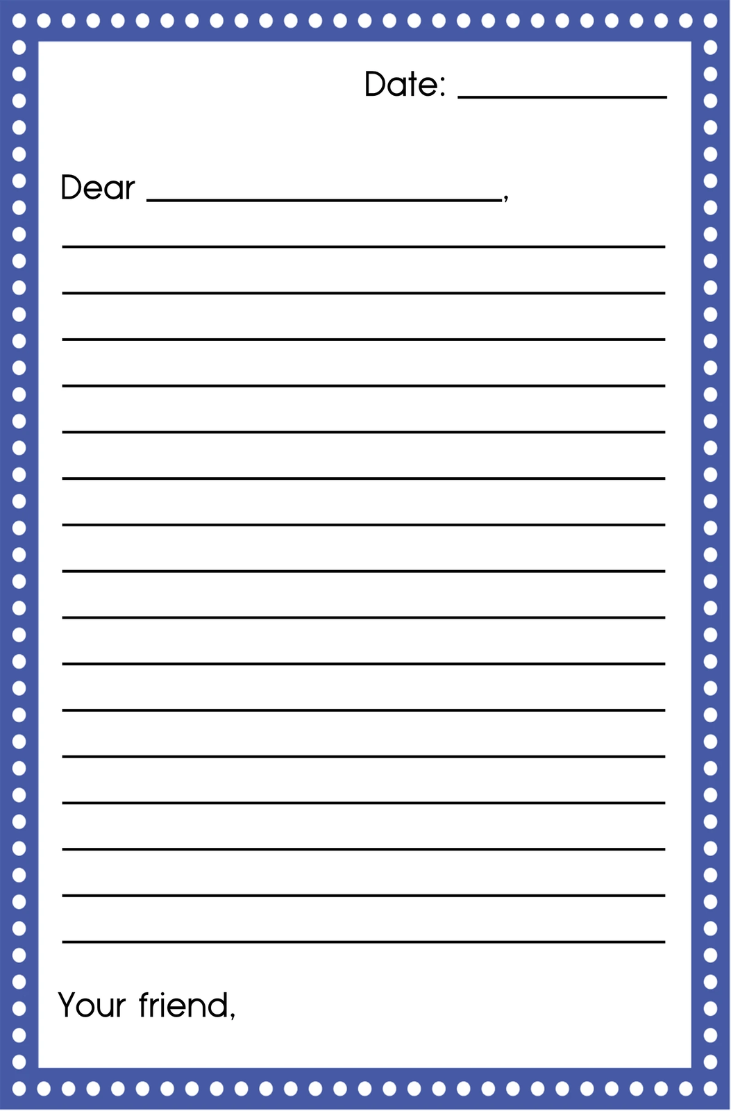 Big Kids Pen Pal Kit