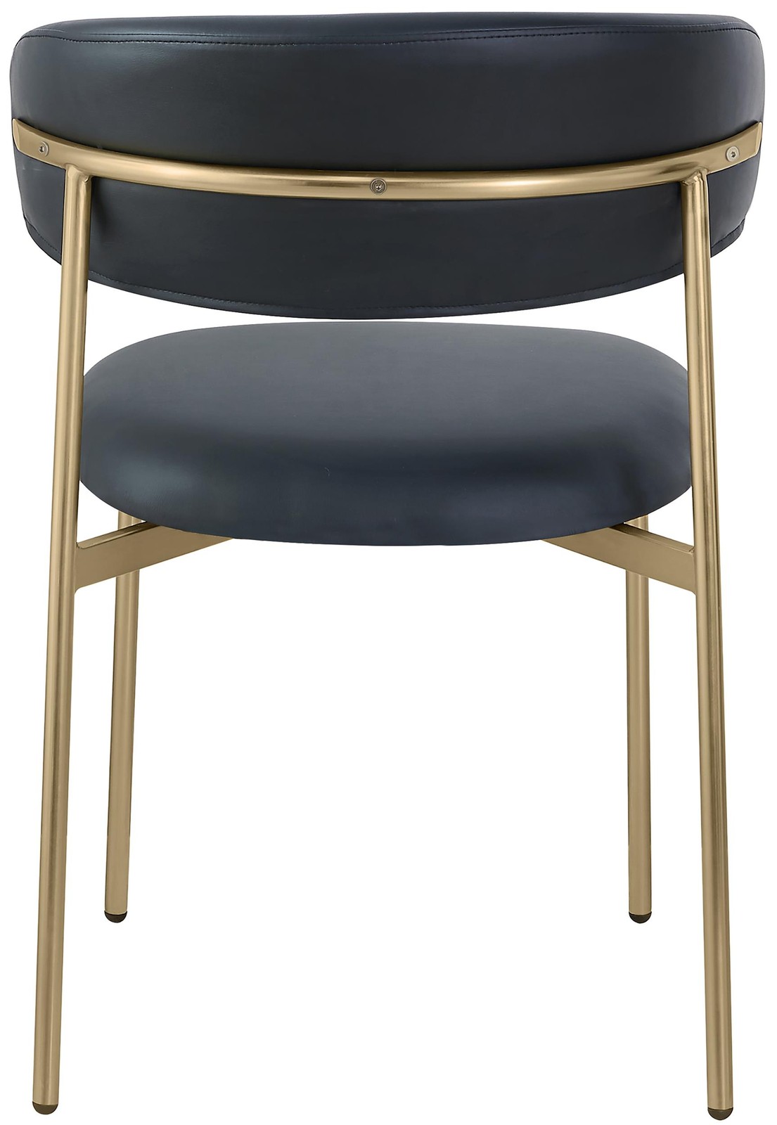 Meridian Furniture Lupita Black Vegan Leather Dining Chair (Set of 2)