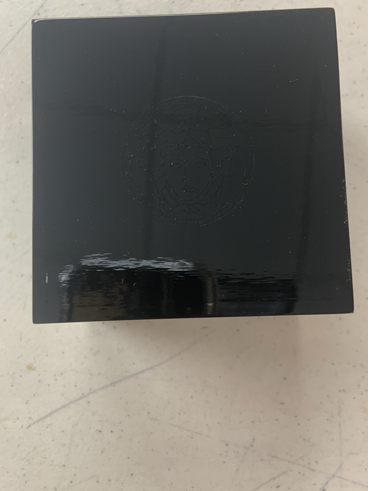 Versace Black/White Single Watch Presentation Box, Holds 1-3
