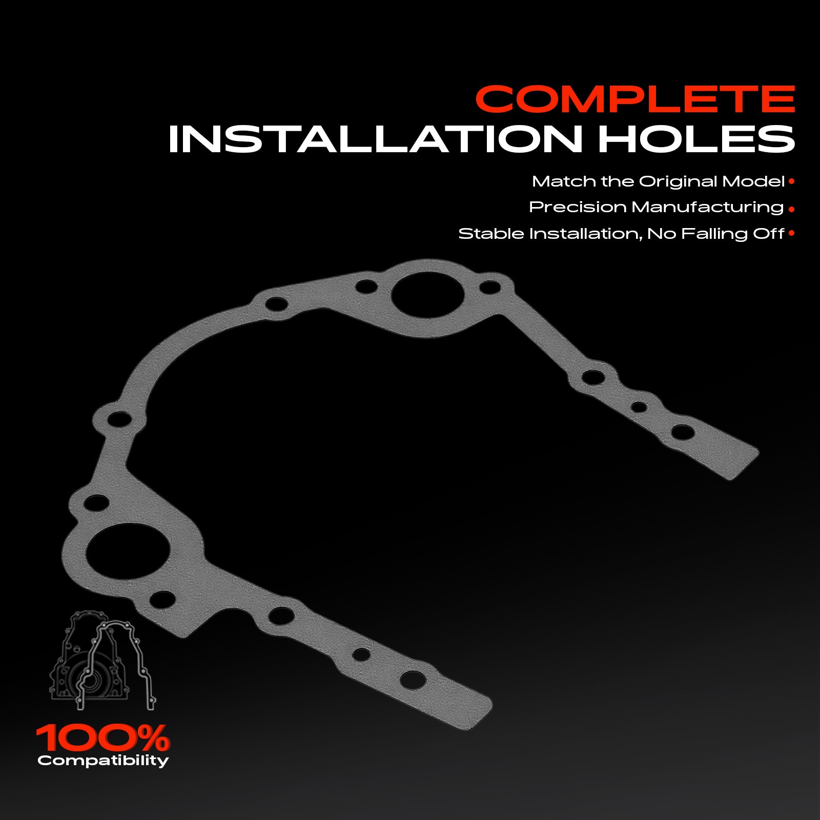 Engine Timing Cover Gasket Set for Ford Taurus 1986-2007 Ranger 1991-2008 3.0L