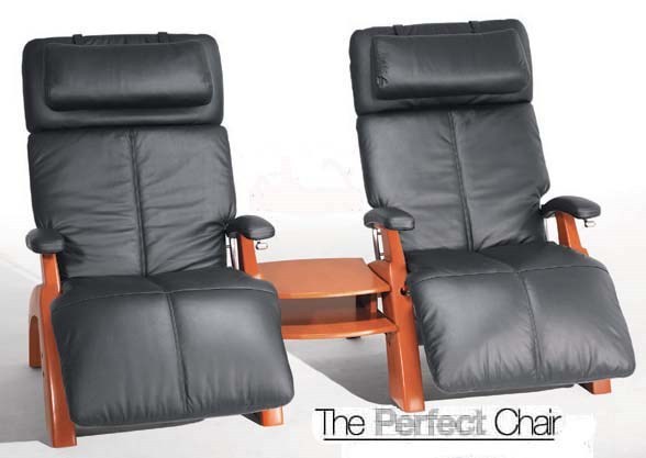 NEW HUMAN TOUCH PERFECT CHAIR RECLINER BLACK ASH STANDARD SPANNER TABLE ONLY