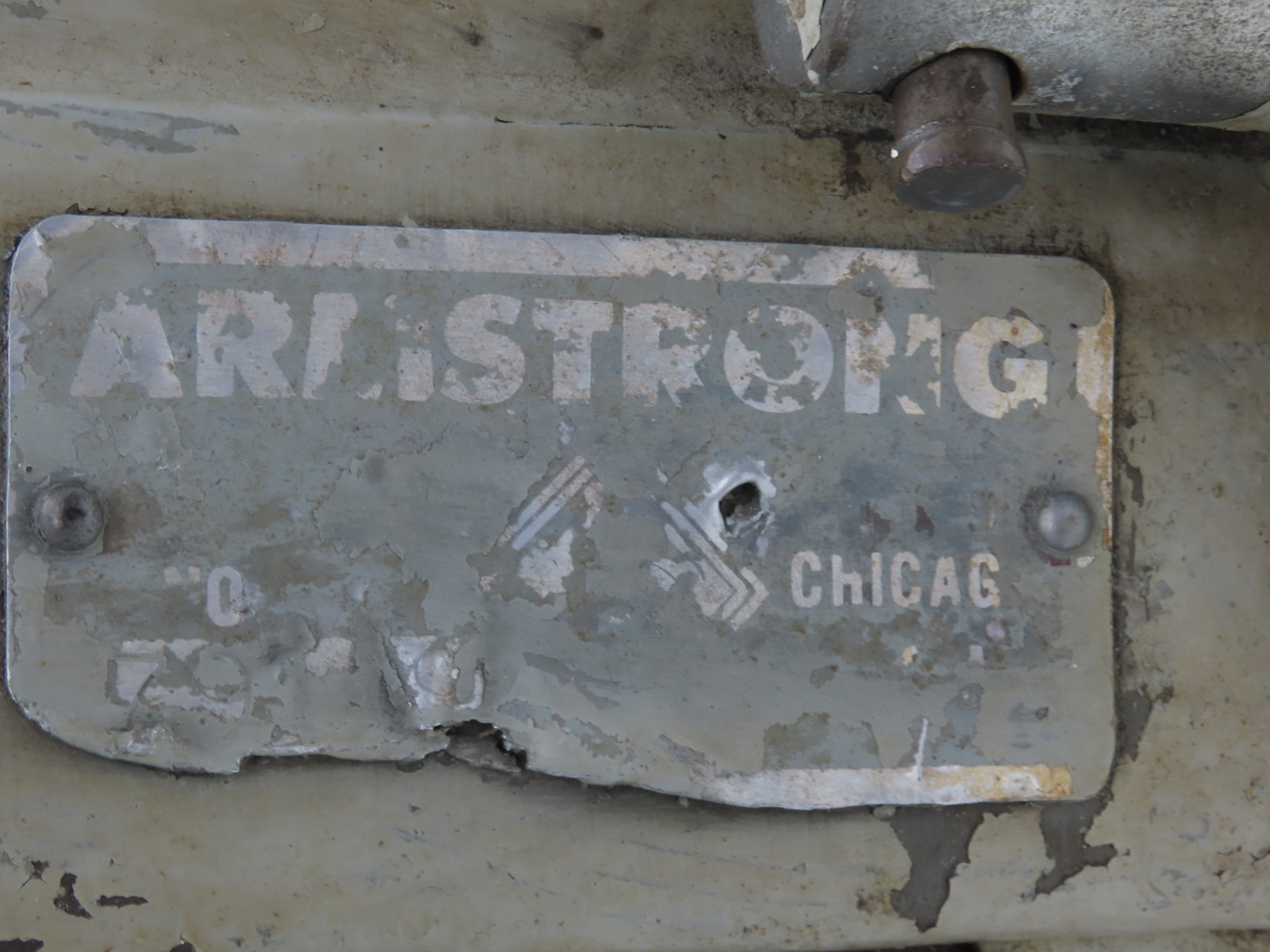 Armstrong Model 205-1 Swiveling Bench Vise 5" Vtg Heavy Duty American Made