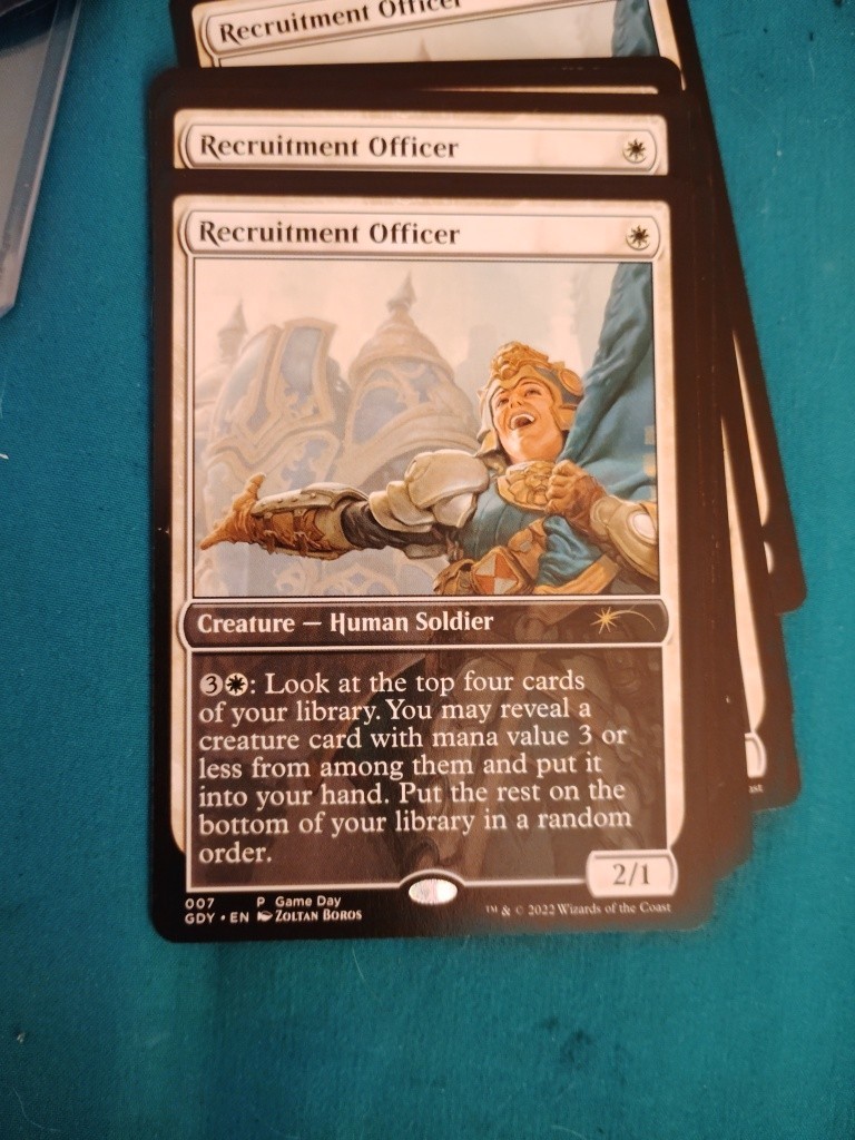 X12 Recruitment Officer #7 ** (NM) - Game Day & Store Championship Promos MTG