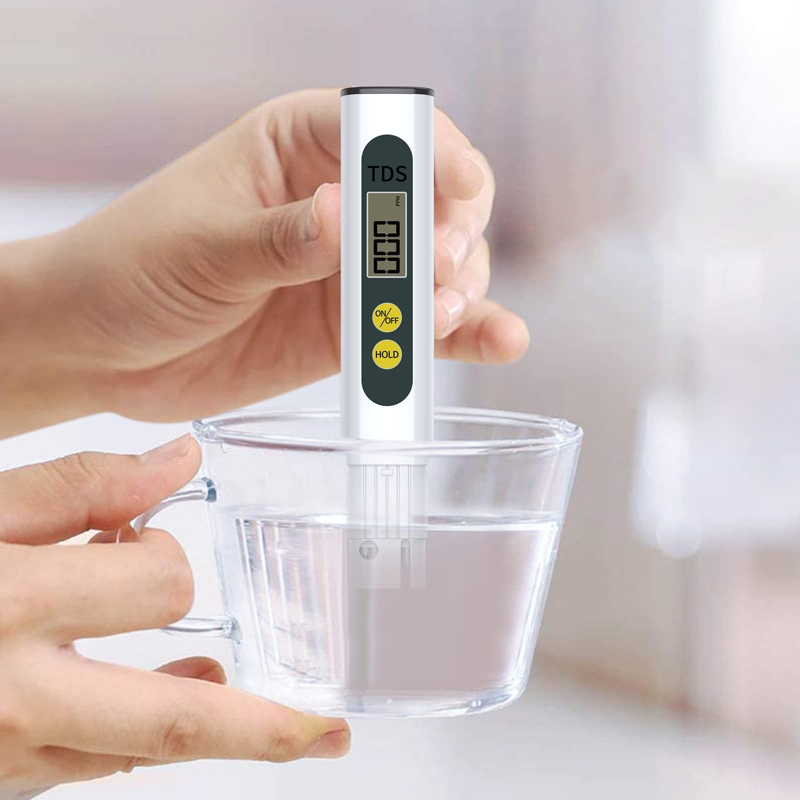 Tds Meter Digital Water Tester - Affordable & Reliable Testing White