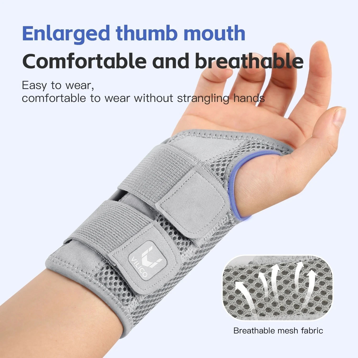 Wrist Brace for Carpal Tunnel Support Brace with Splints Hand Support for Arthri