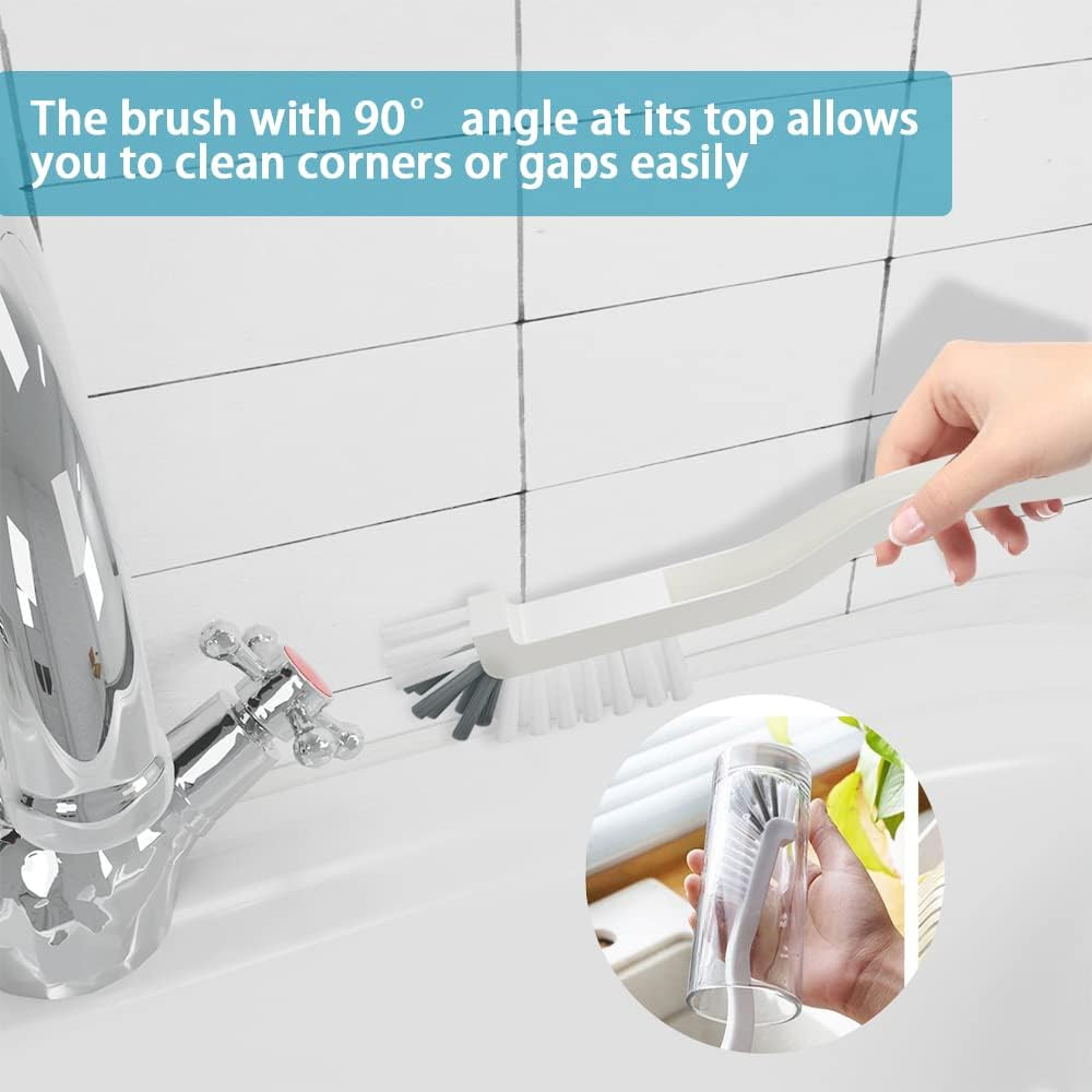 6 PCS Cleaning Brush, Scrub Brush Set for Kitchen and Bathroom Household Use wit