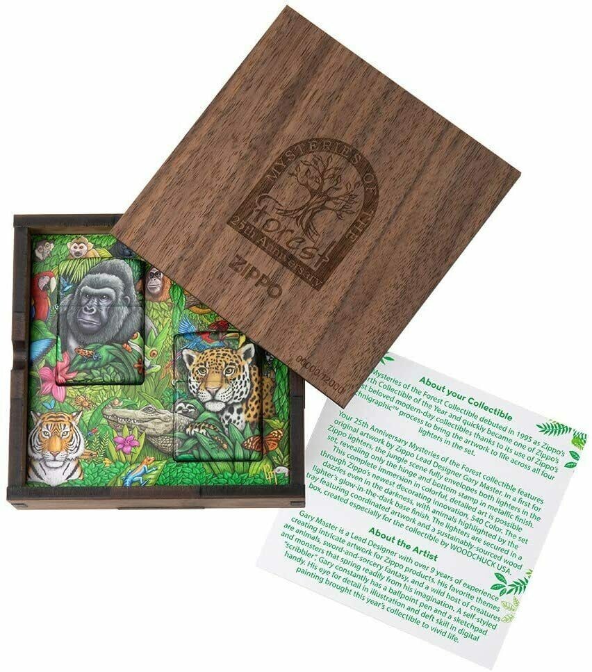 Zippo 49347 Mysteries of The Forest  25th Anniversary Collectible LimitedEdition