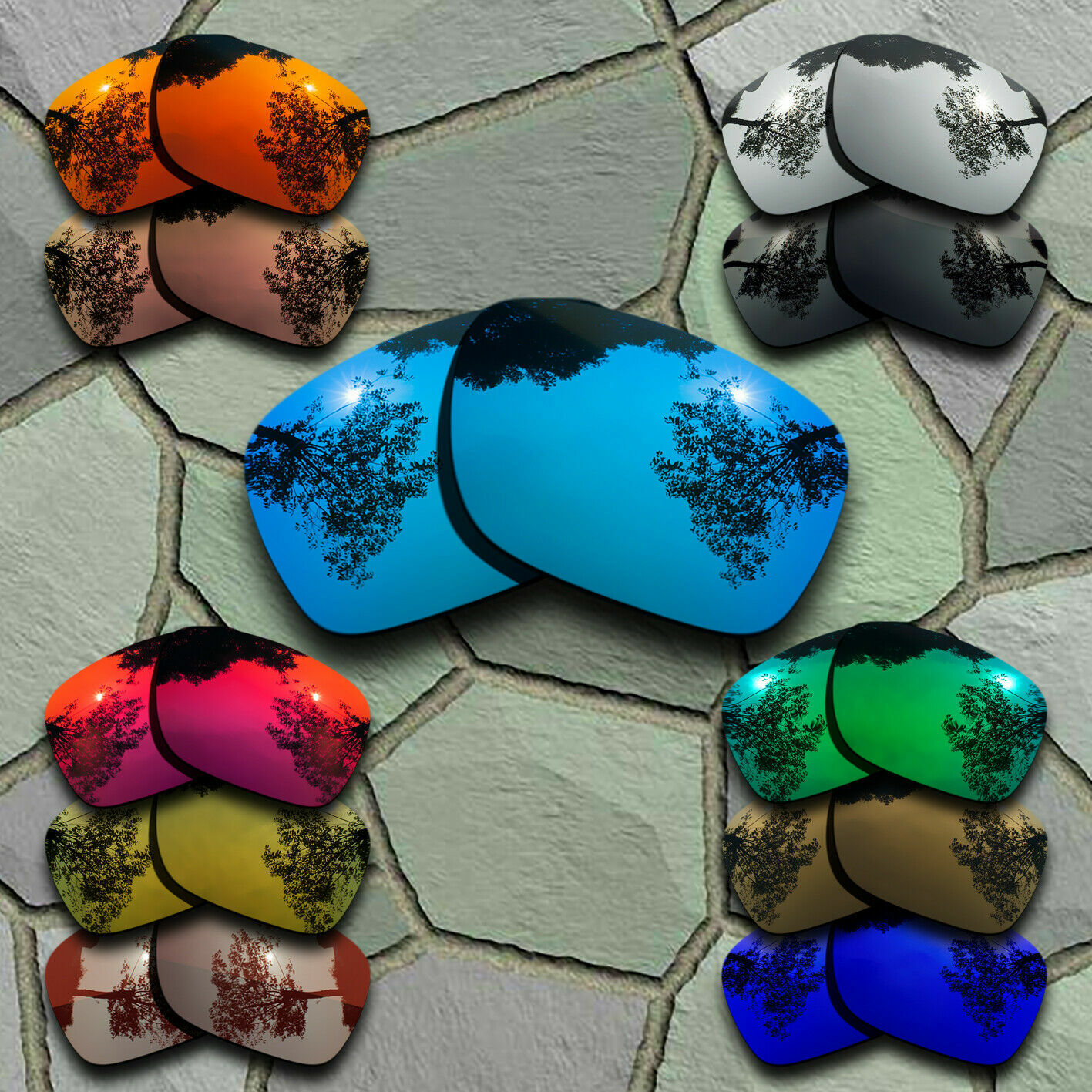US Anti-Scratch&Polarized Lenses Replacement for-Oakley Drop In OO9232-Varieties
