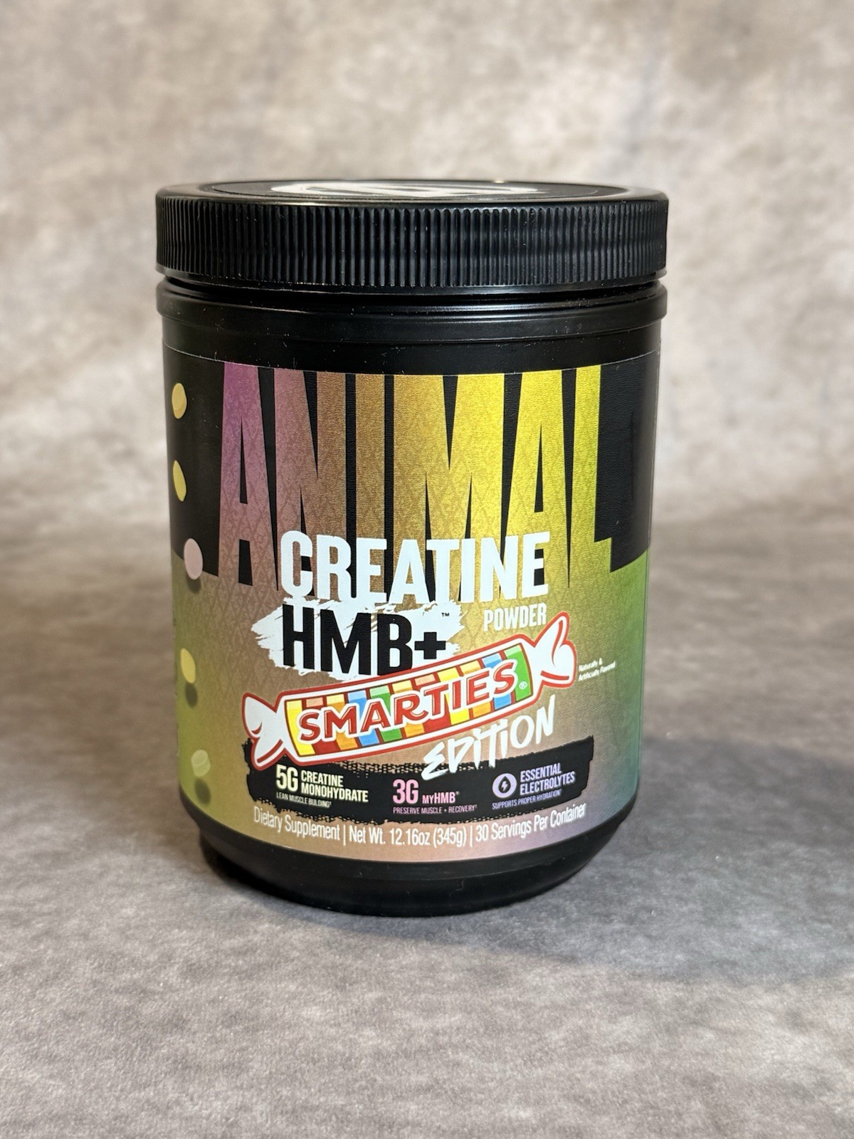 Animal Creatine HMB+ Powder Smarties Edition 12.16 oz Essential Electrolytes
