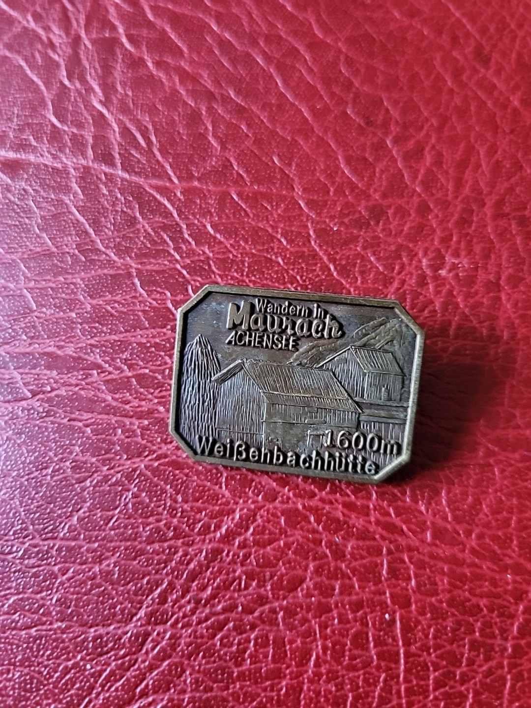 Vintage Pin Hatpin Hiking Pin Brooch Maunach Achensee Rare