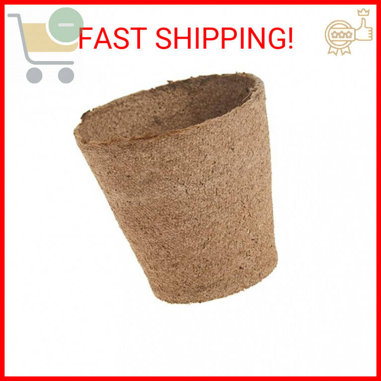 Jiffy-Pots Organic Seed Starting 3" Biodegradable Peat Pots, 22 Pack