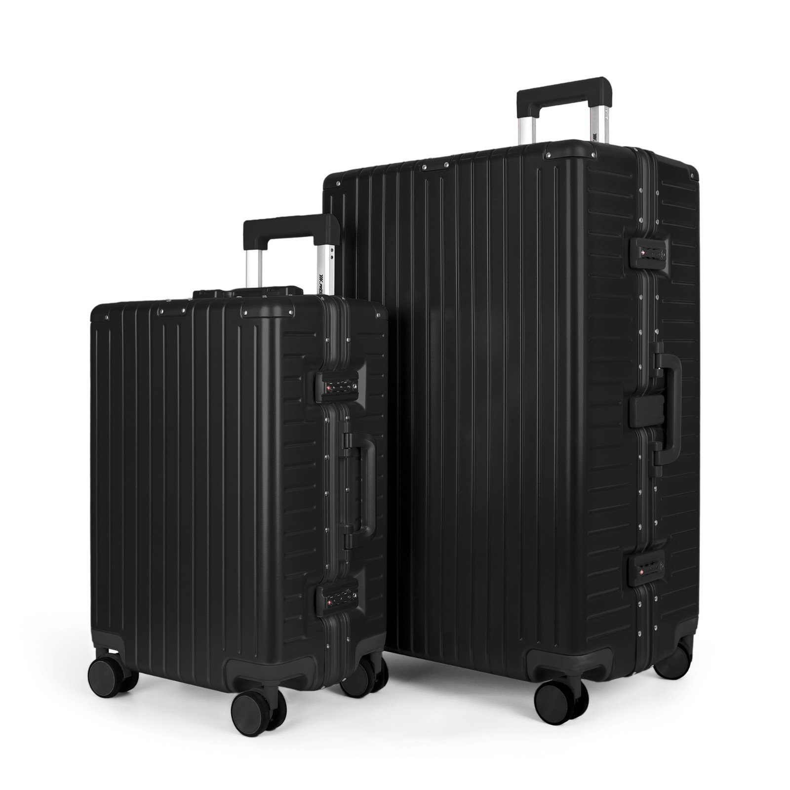 Luggage Aluminum Frame Hard Shell Suitcase Zipperless TSA Lock 20in/28in Luggage