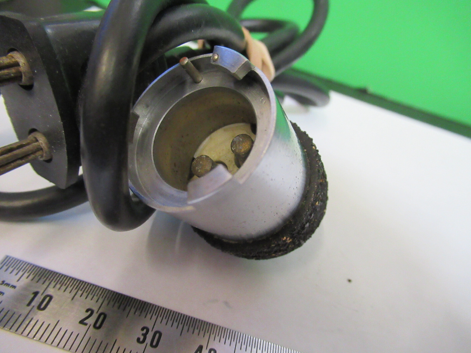 NIKON JAPAN LAMP CABLE ASSEMBLY MICROSCOPE PART AS PICTURED &G2-A-50