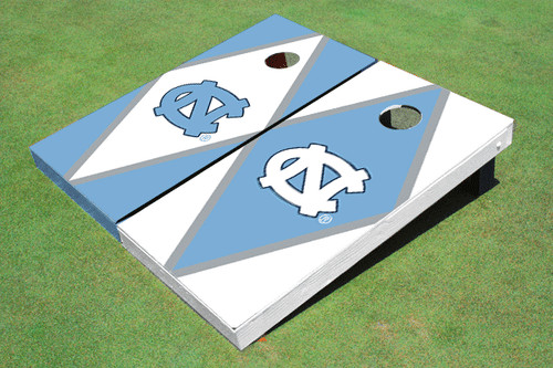 University of North Carolina "UNC" Alternating Diamond Cornhole Boards