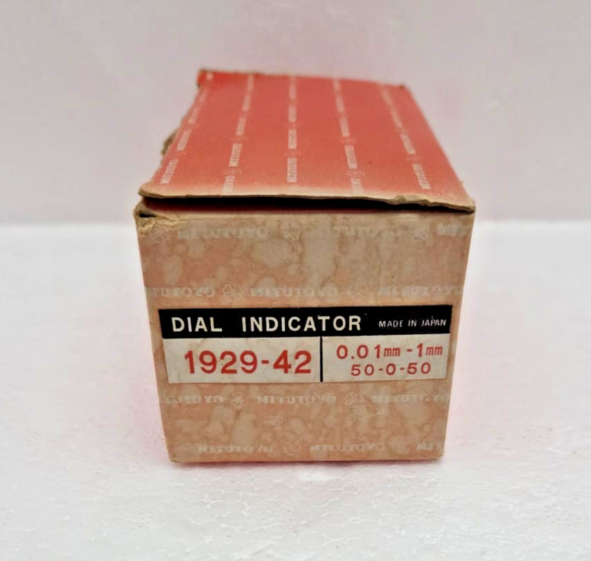 Mitutoyo 1929-42 Dial Indicator 0.01mm to 1mm Grad - Brand New