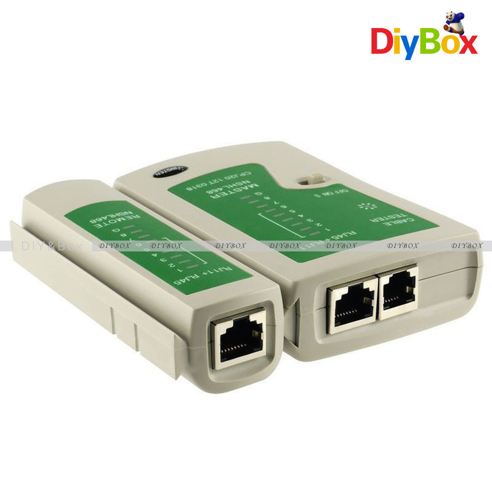 Professional RJ45 RJ11 Cat5e Cat6 Super Network Lan Cable Tester Test Tool