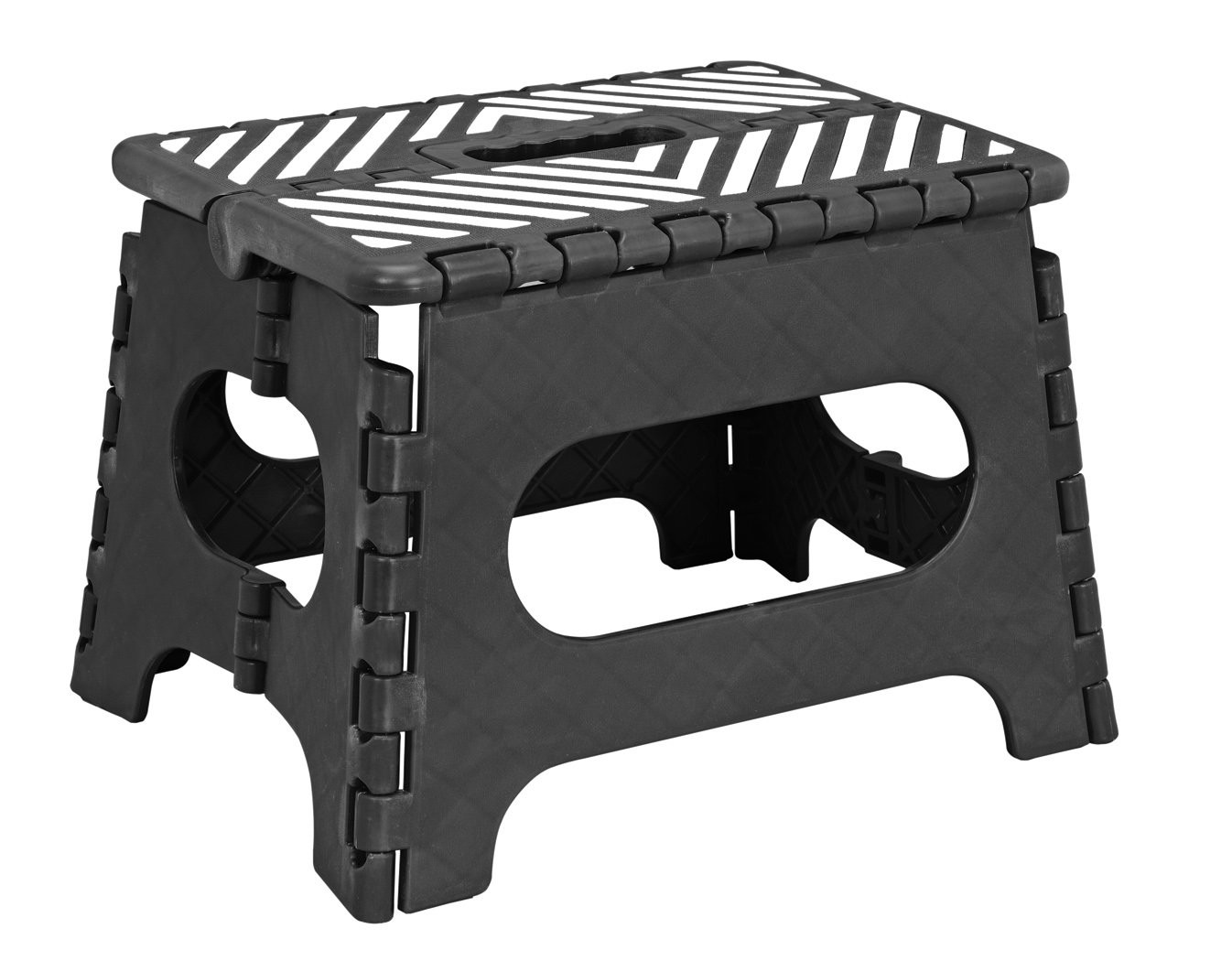 Folding Step Stool-Lightweight, Sturdy and Safe, Carrying Handle, Easy to Ope...