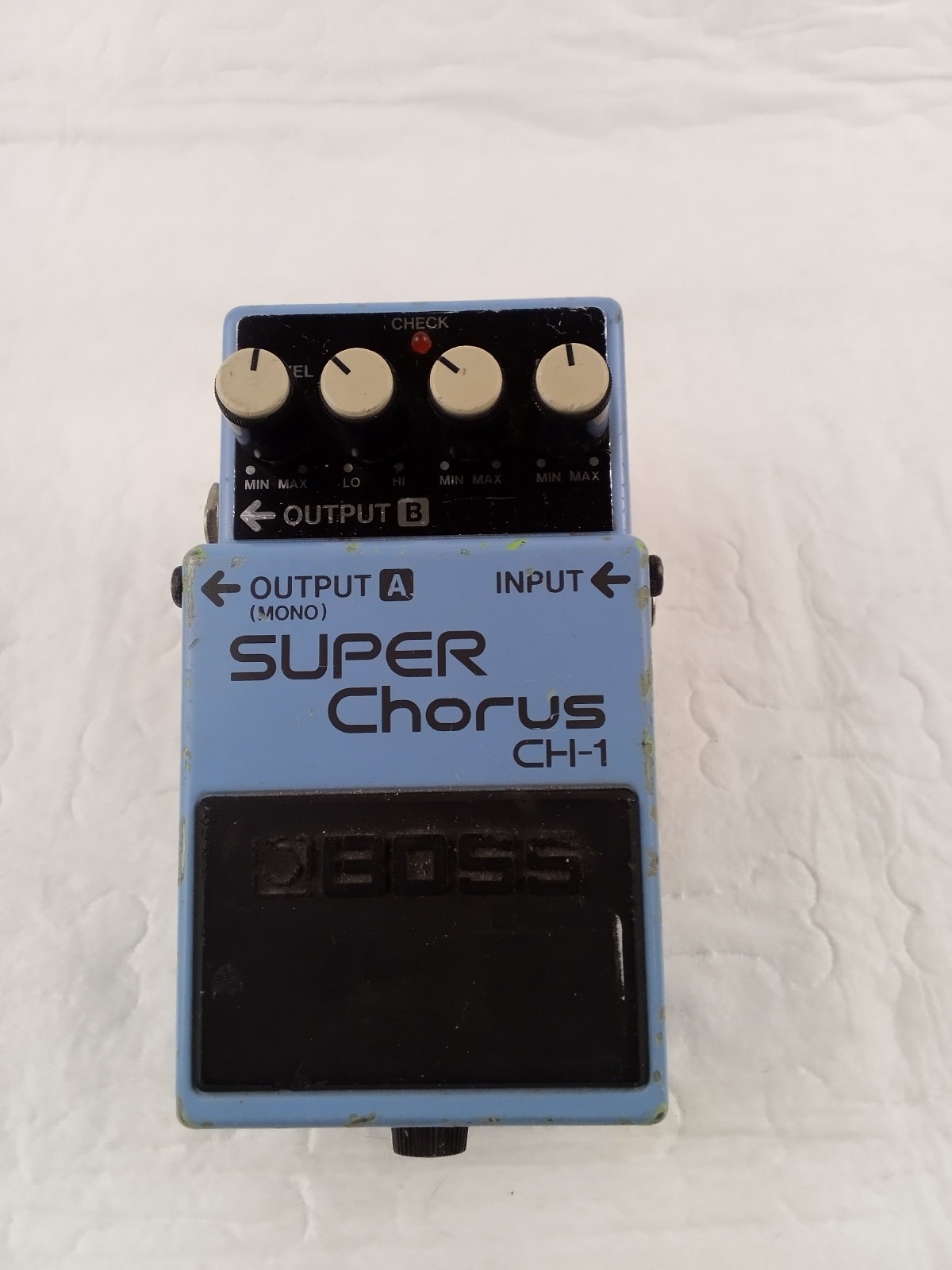 BOSS SUPER CHORUS CH-1 Guitar Pedal April 1999 ANALOG Tested Good Working Order