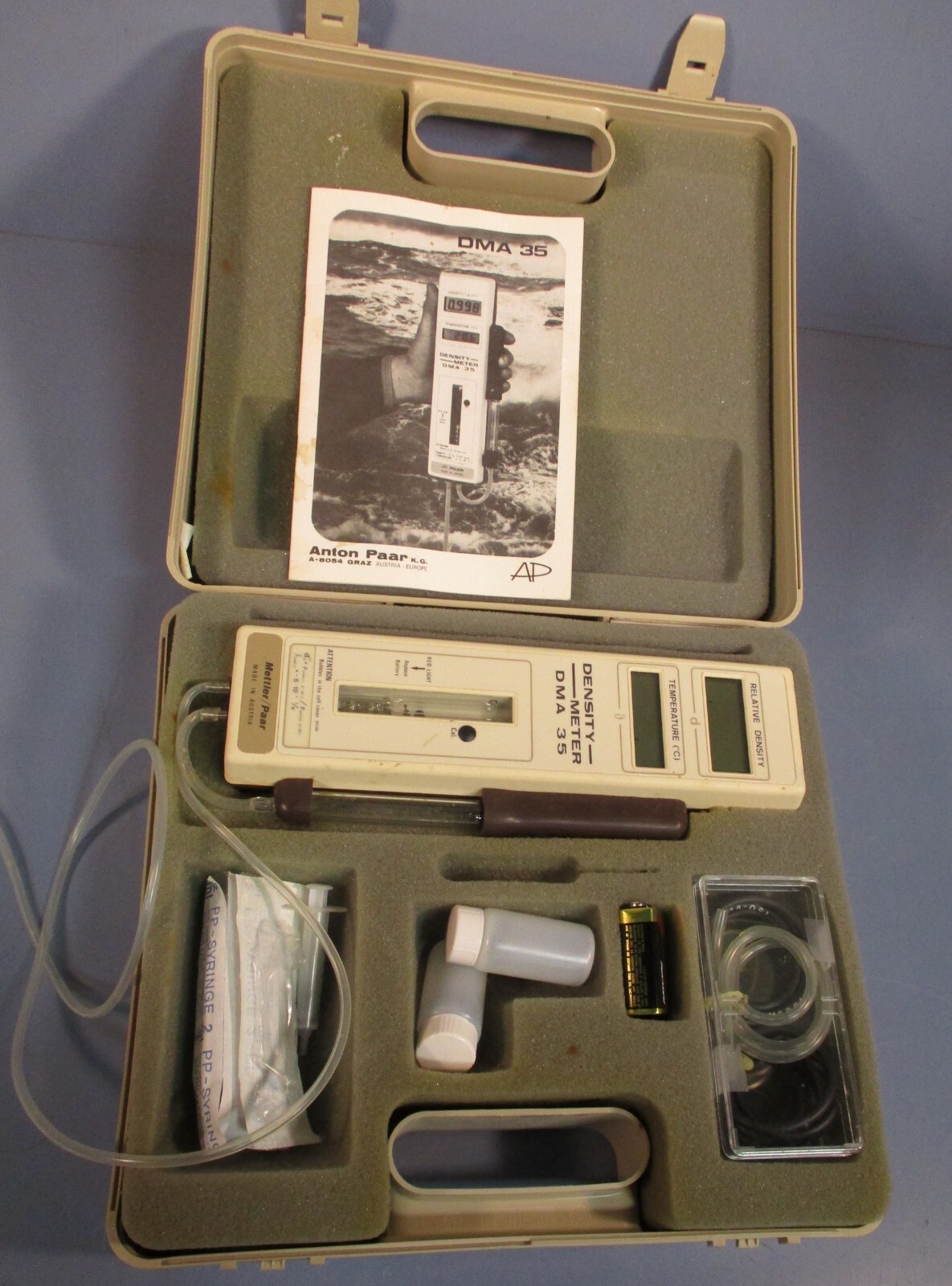Mettler Paar DMA 35 Digital Densitymeter Density Meter Working