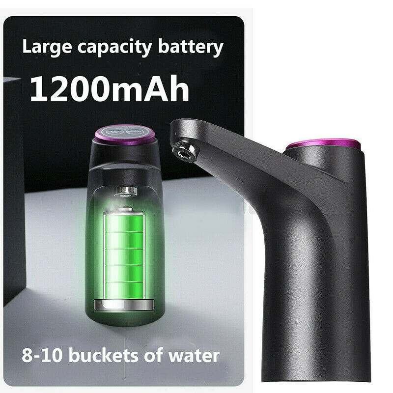 Automatic Water Bottle Pump Universal Electric Switch USB Jug Dispenser 5 Gallon