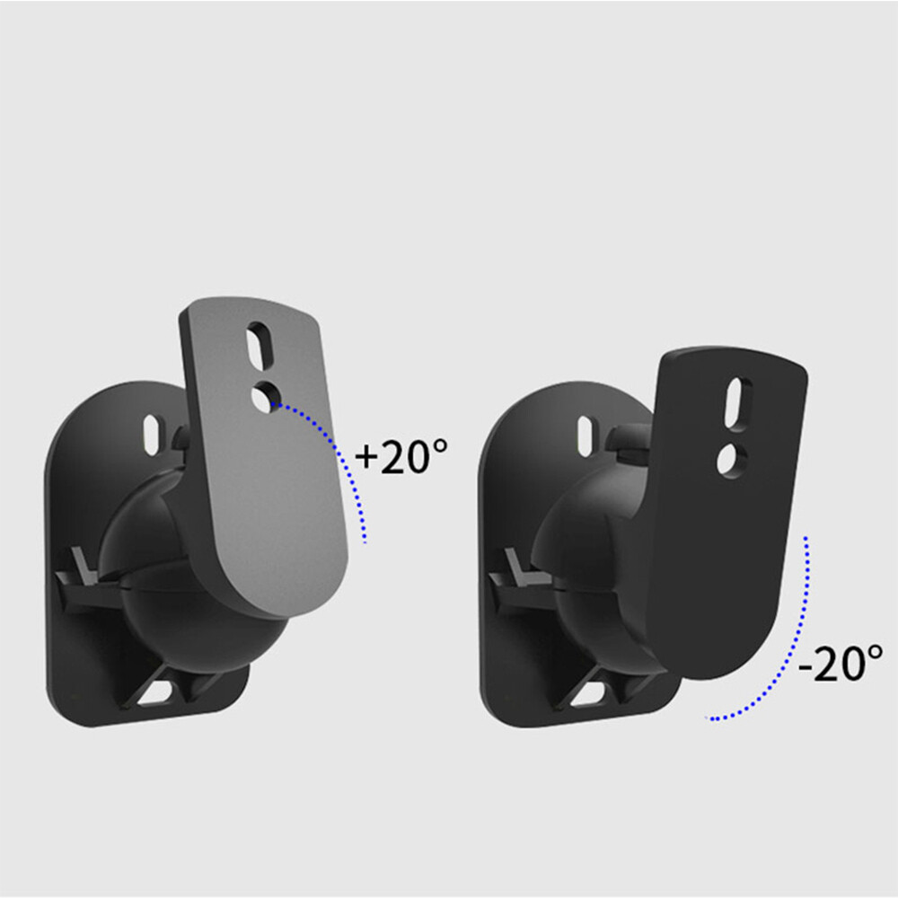 2 Pack Speaker Wall Mount Brackets,Universal Mount for Surround Sound Speakers