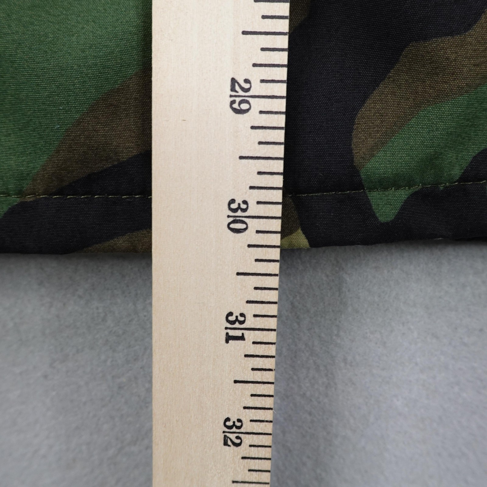 Vintage US Army Jacket Large Long Woodland Camo ECWC Parka Cold Weather Coat 90s
