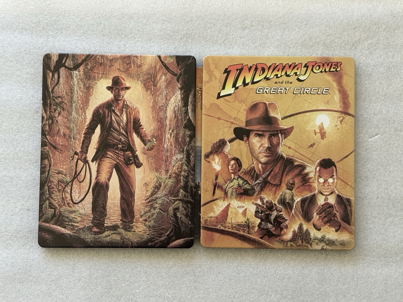 Indiana Jones And The Great Circle Custom made Steelbook/SteelUp Case PS4/PS5