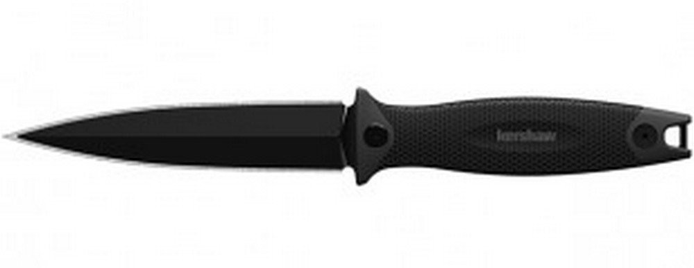 Kershaw Secret Agent Black Tactical Boot Fixed Blade Knife  Sheath - 4007