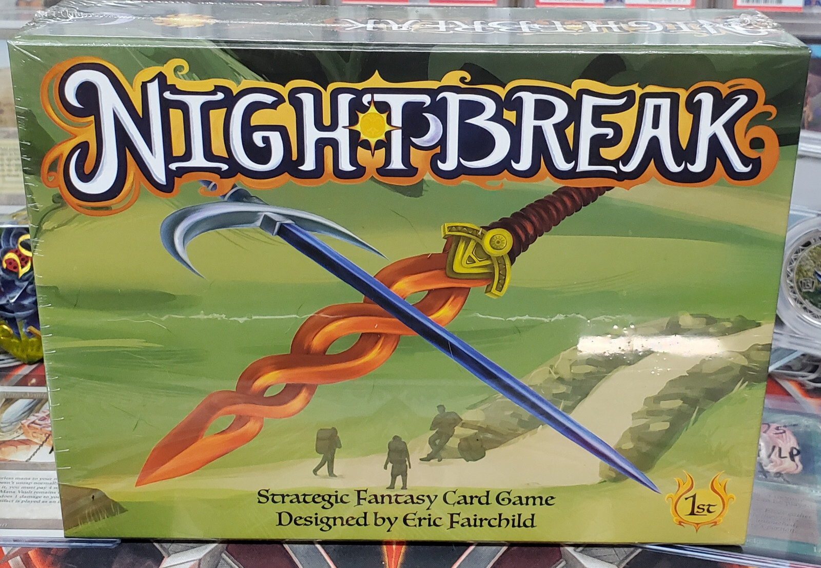 Sealed Box - Nightbreak 1st Edition Game Box Sealed with Solar Flare Promos