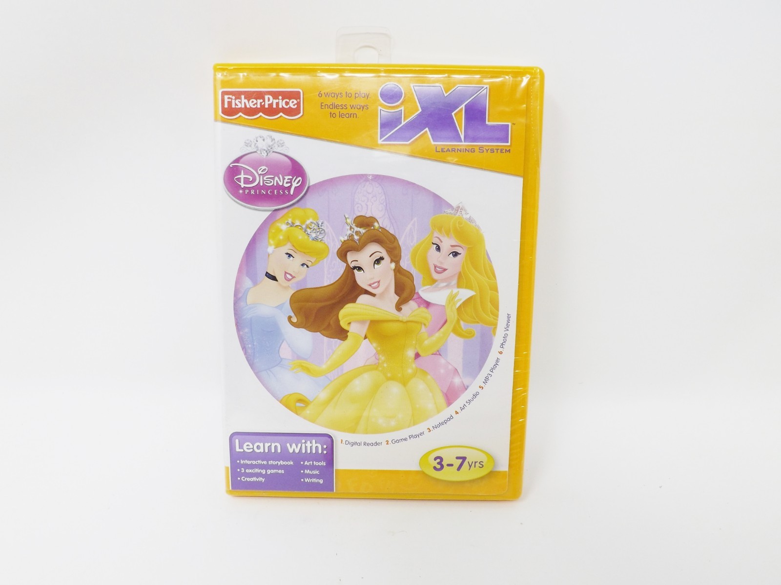 Fisher-Price iXL Educational Learning Game Cartridge - New - Disney Princess