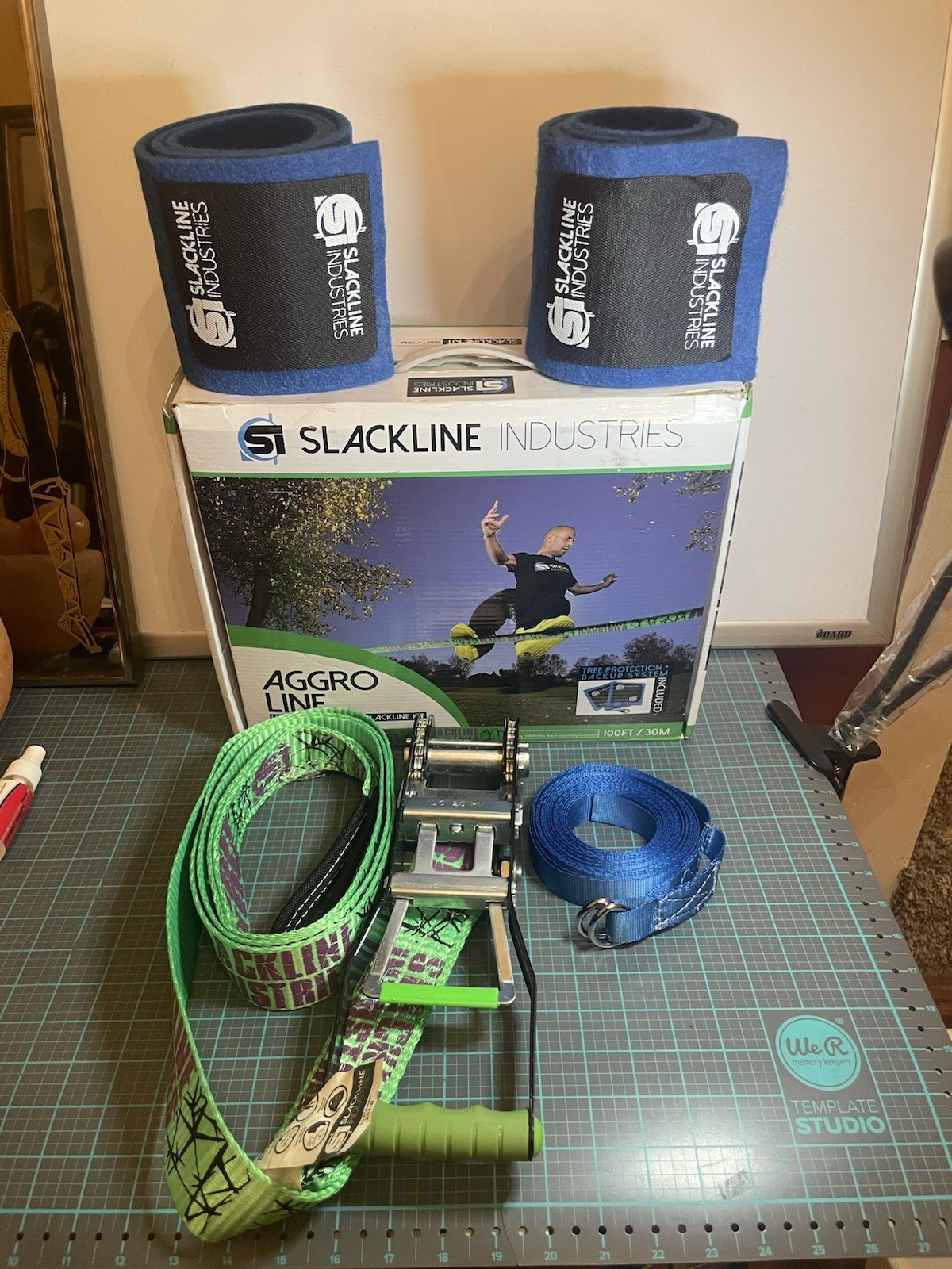 Slack Line Industries Aggro Line High-Performance Slackline Kit Incomplete