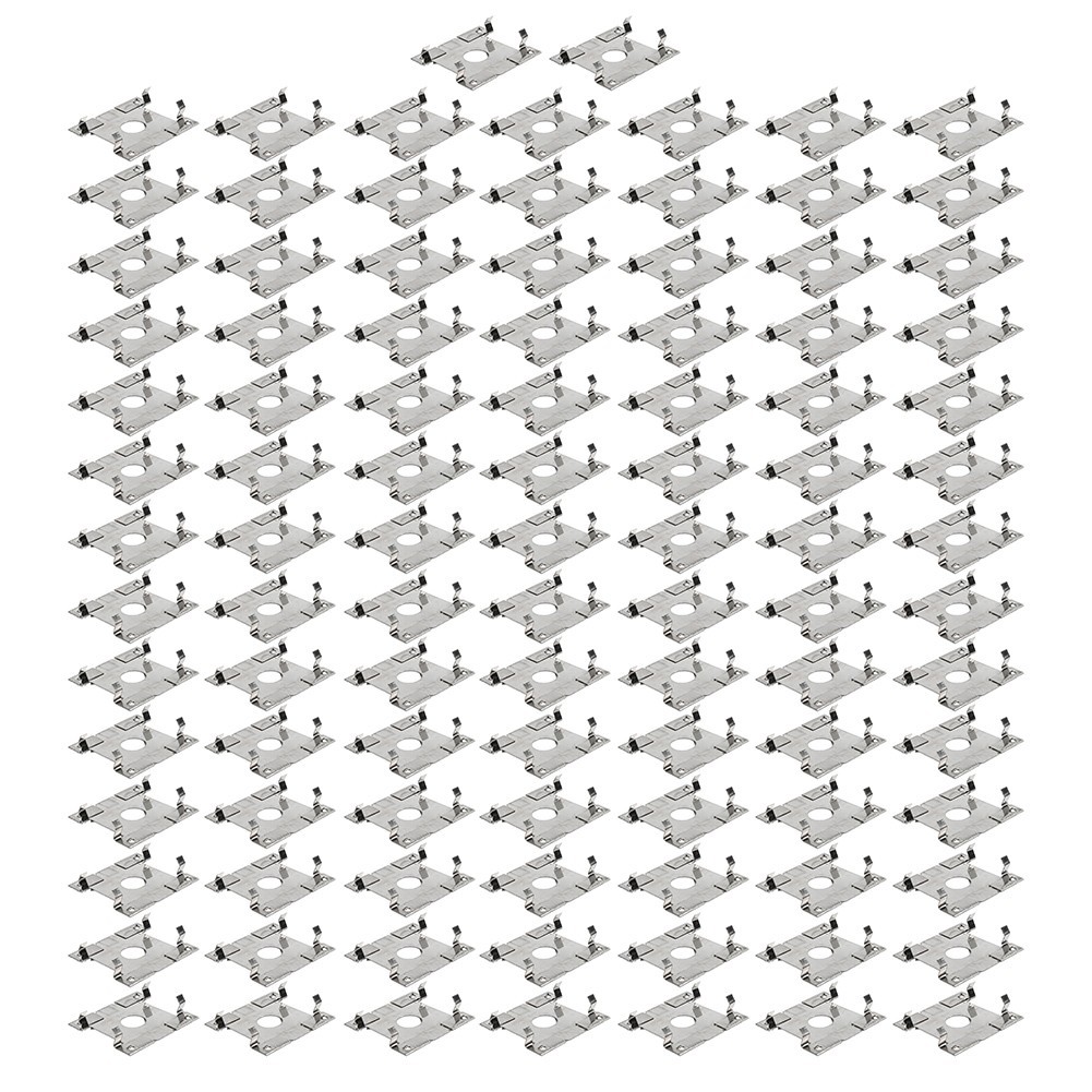 100pcs Grounding Conductive Sheet Gasket Solar Panel Cable Clamp Grounding Clip