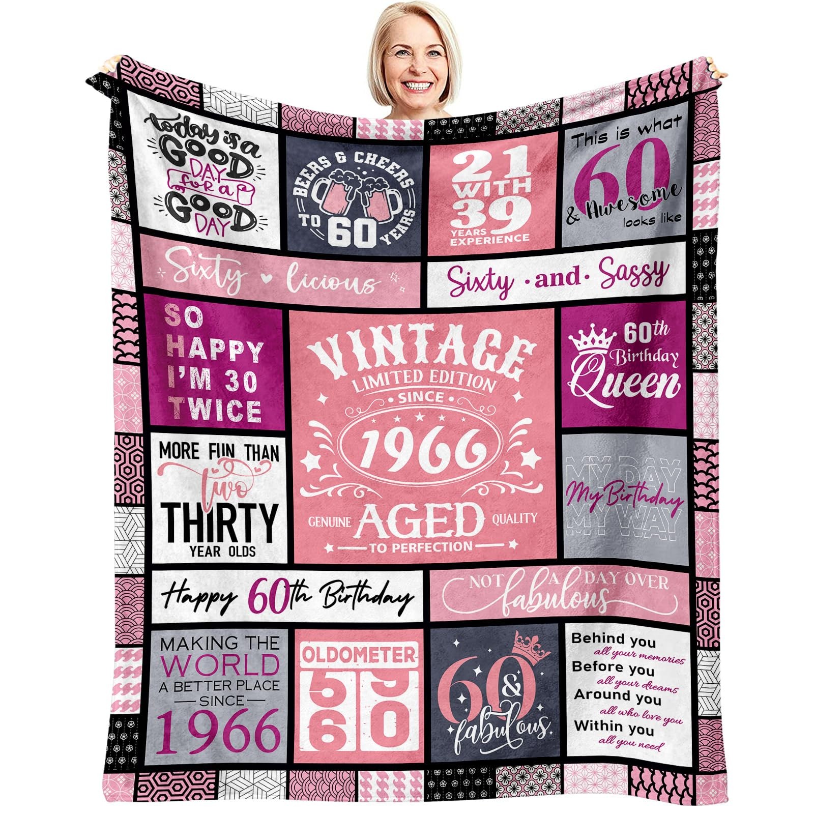 60th Birthday Gifts for Women, Gifts for 60th Birthday Women, 60 Year Old Bir...