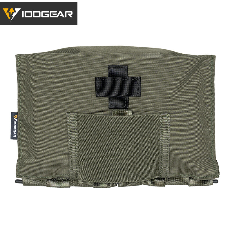 IDOGEAR First Aid Kit Pouch Medical Pouch Military MOLLE Medical Organizer Camo