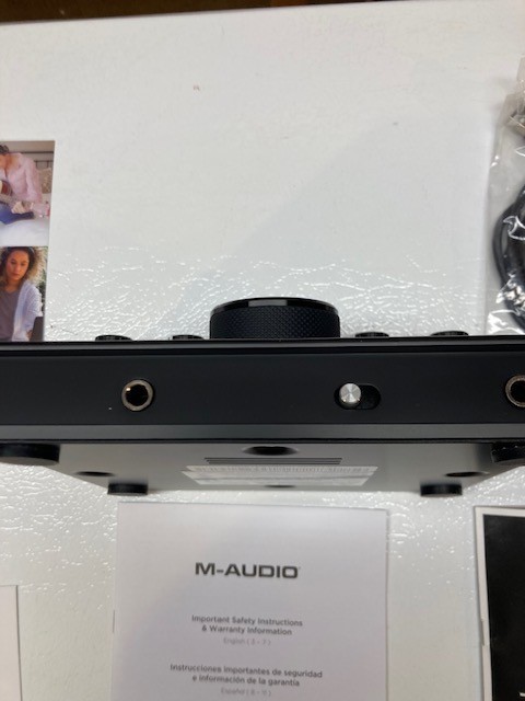 M-Audio 2x2 usb-c audio interface