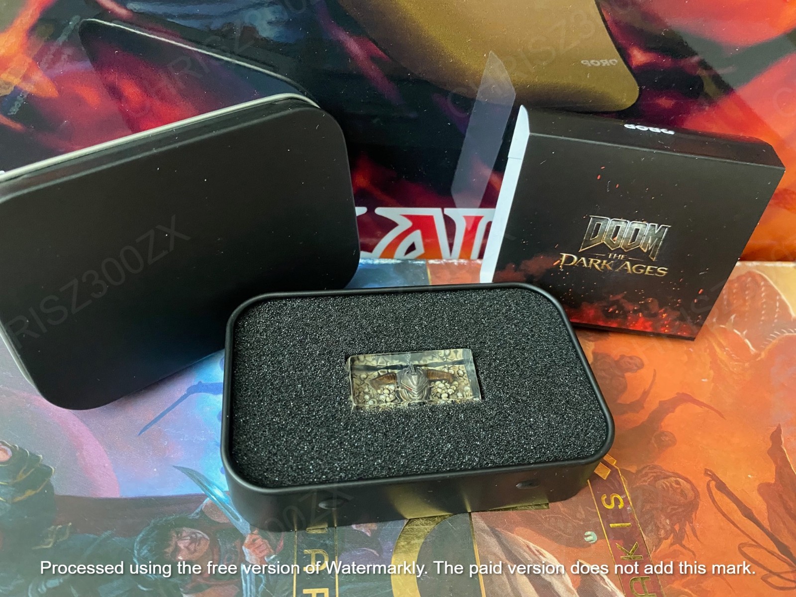 Drop + DOOM The Dark Ages Mecha Dragon Artisan Keycap Keyboard Backspace Cover