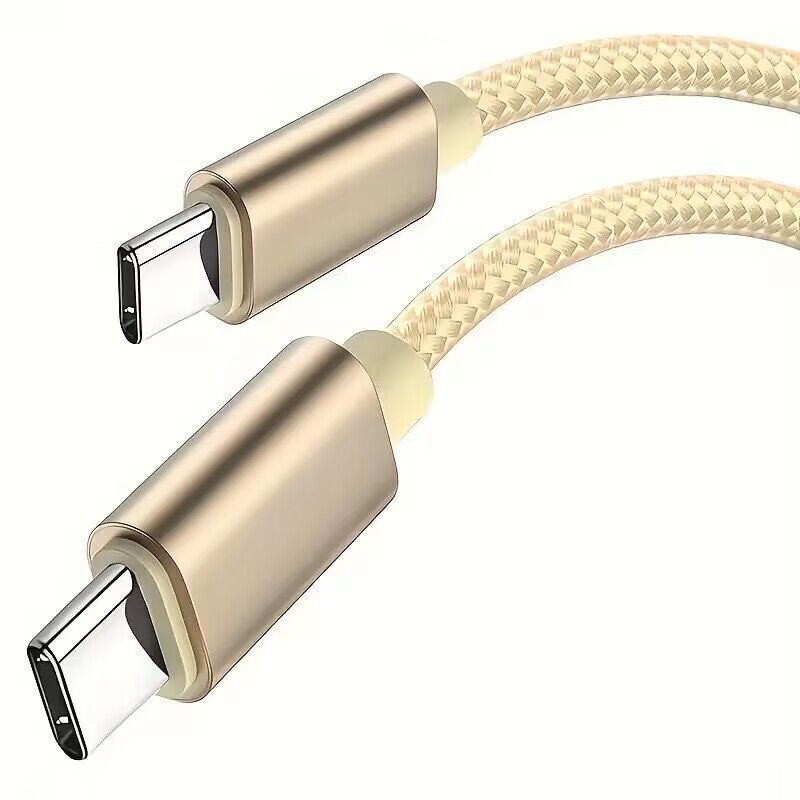USB-C to USB-C Cable Male Type-C Cable Cord Fast Charger Charging Data Sync