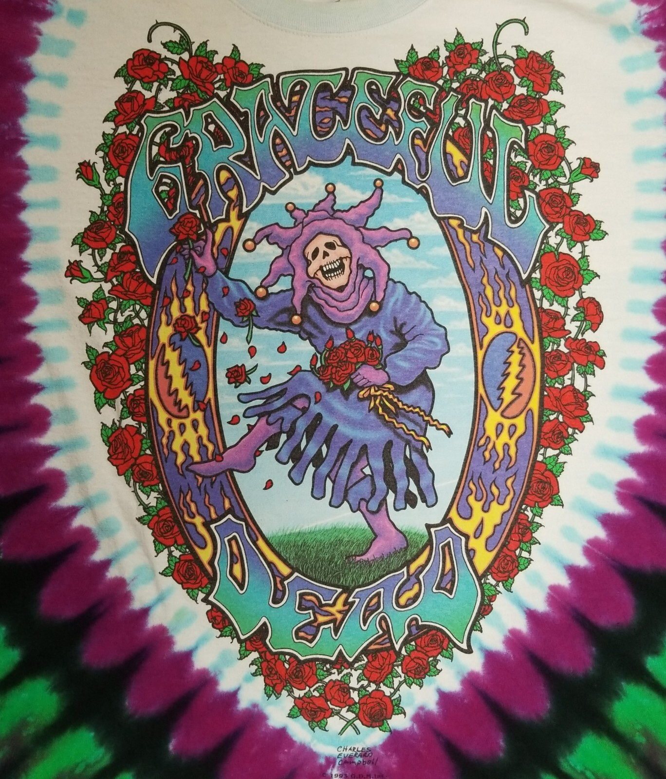 Vintage Grateful Dead Seasons Endless Tour jester XL Longsleeve ls long sleeve
