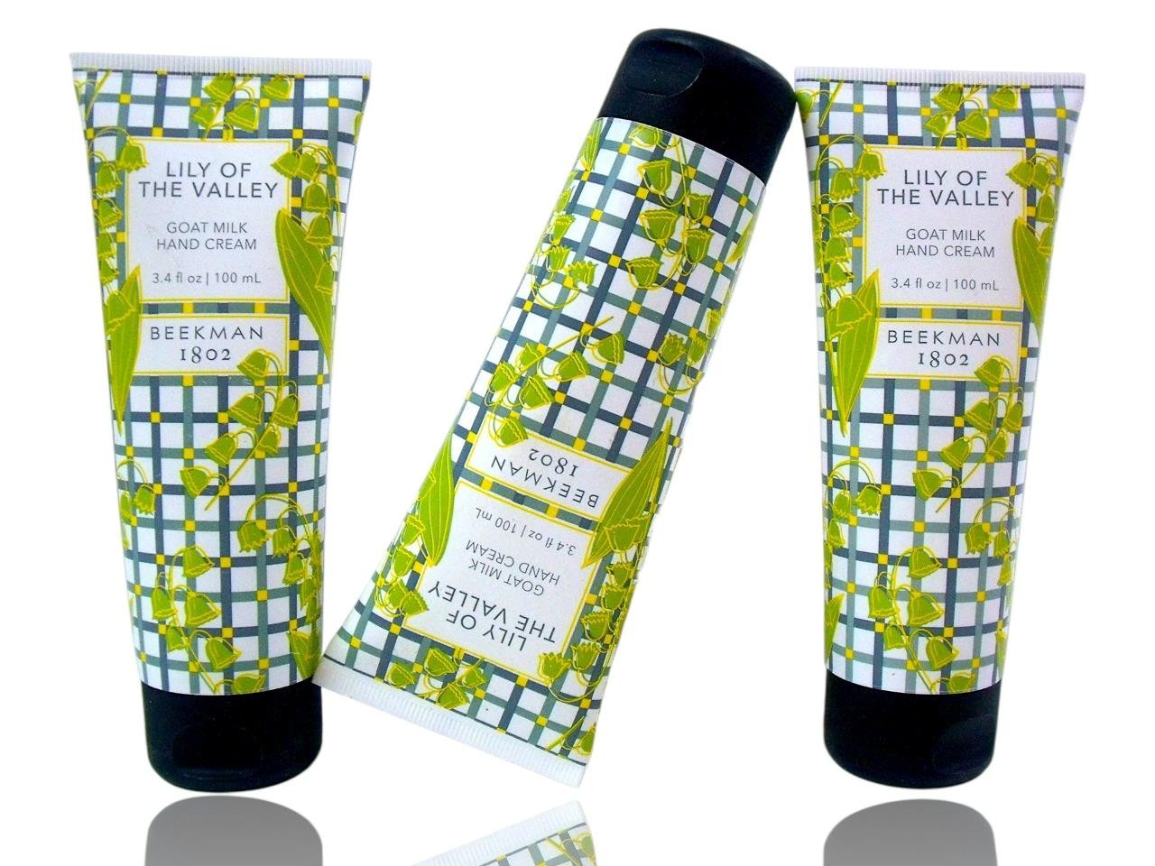(3-Pack) Beekman 1802 Goat Milk "LILY OF THE VALLEY" Hand Cream Lotion 3.4oz New