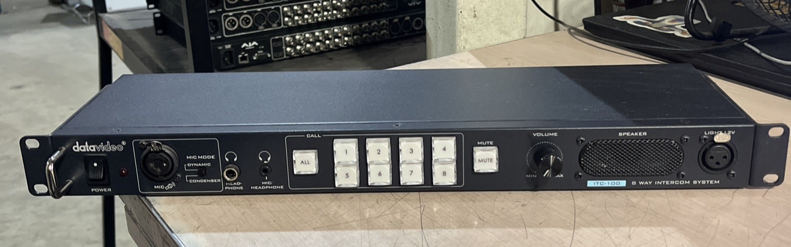 DATAVIDEO ITC-1000 8-USER WIRED INTERCOM SYSTEM