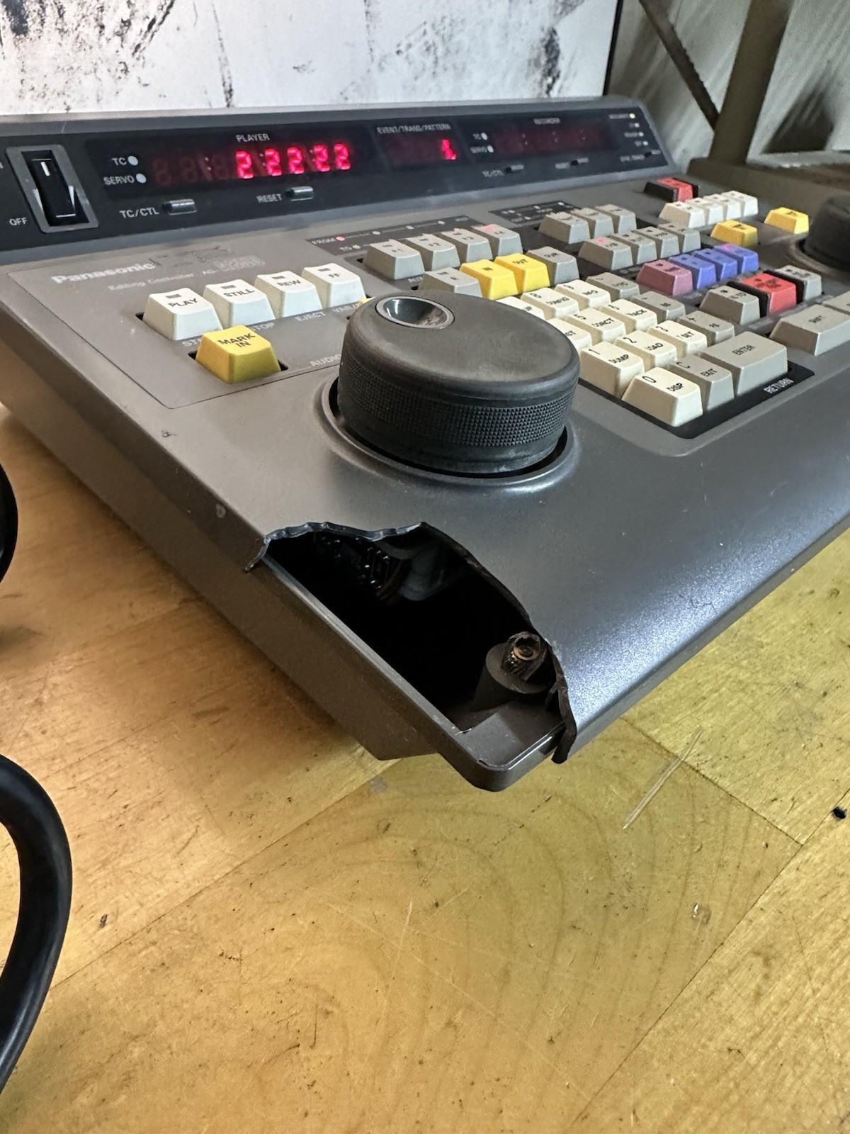 Panasonic AG-A850P Edit Controller Untested Sold As Is