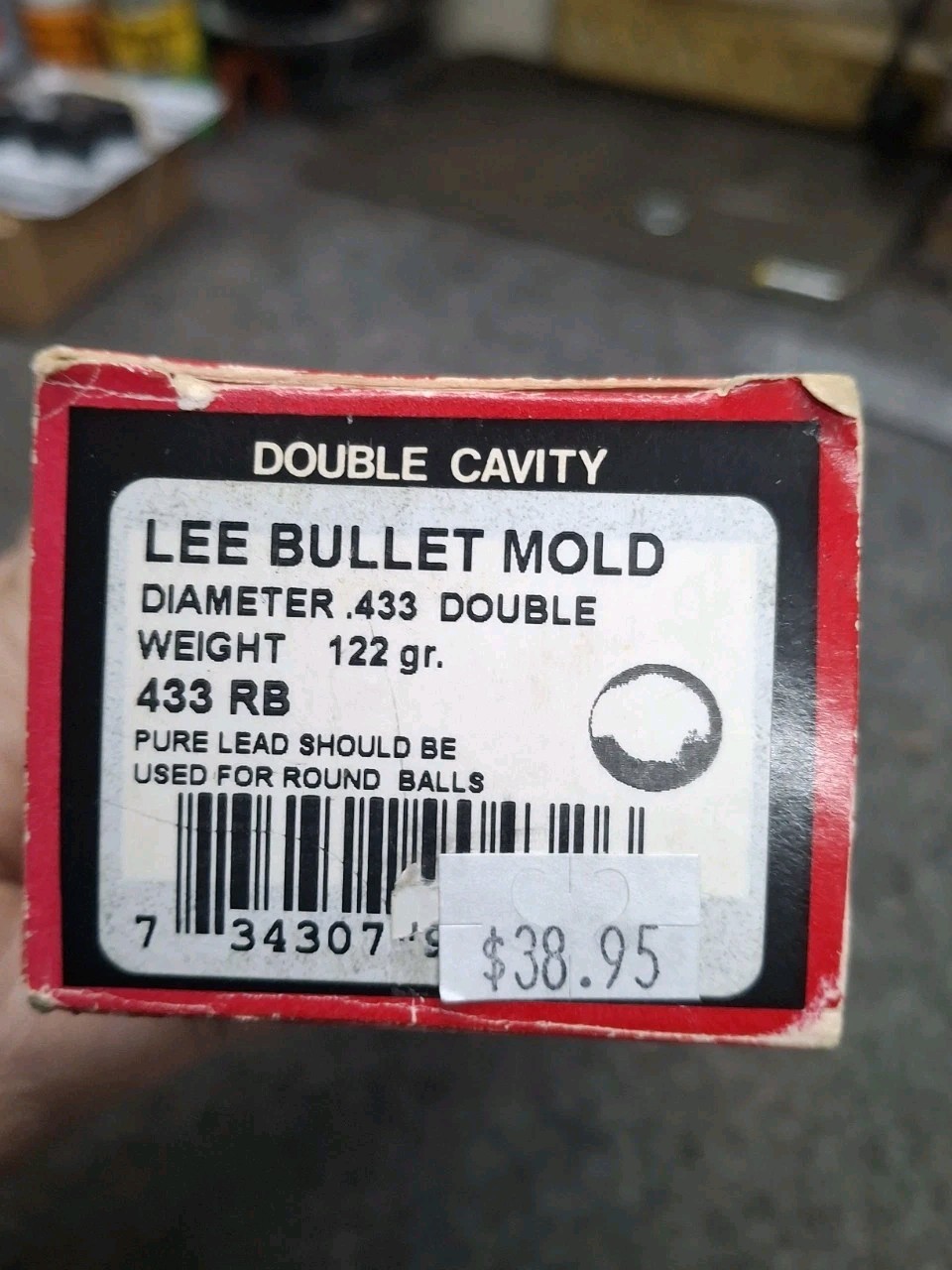 Lee 2 Cavity Bullet Mold, .433", 122gr