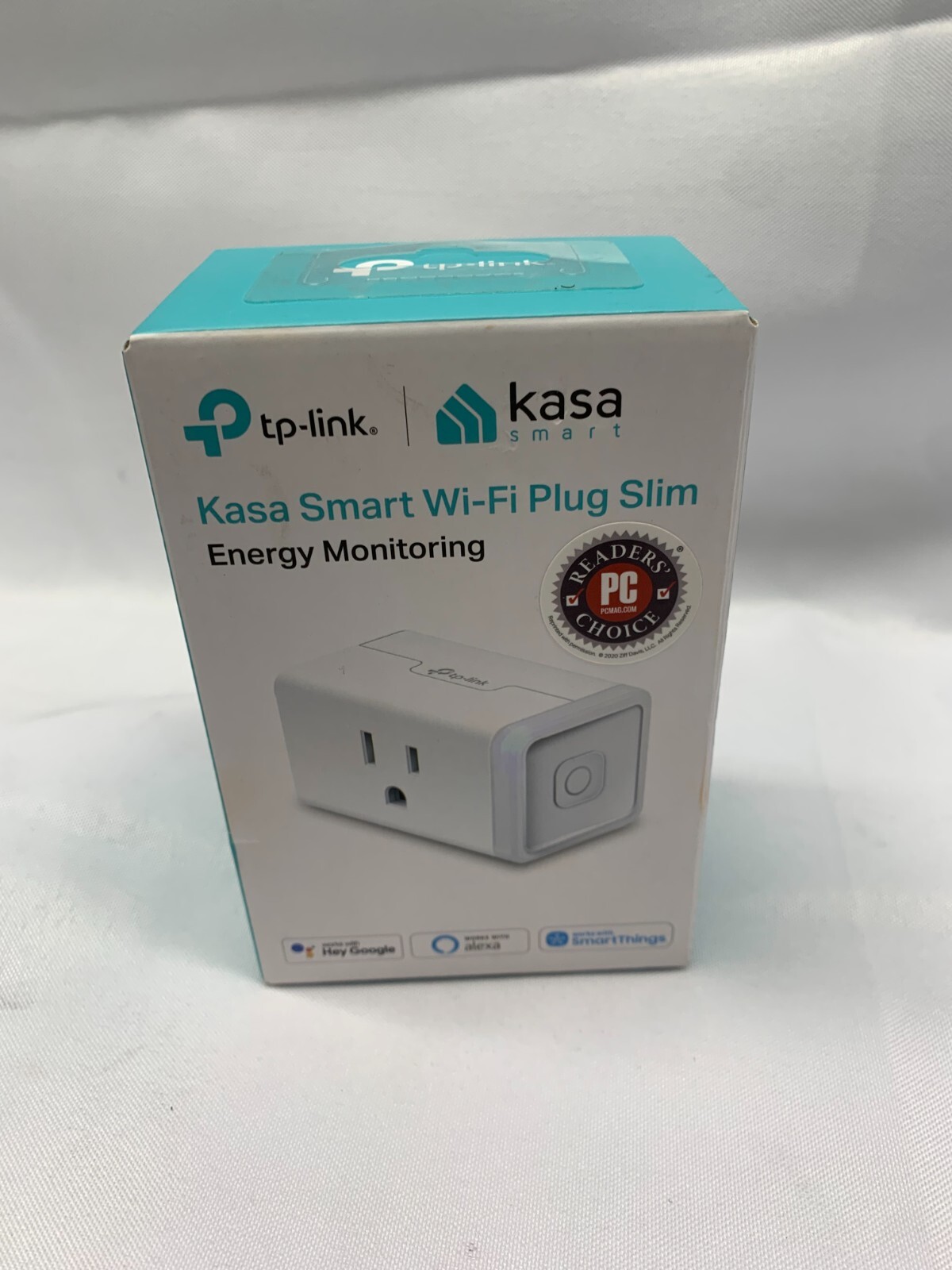 TP-Link Kasa Smart Wi-Fi Mini Plug W Energy Monitoring- White(249185)*New