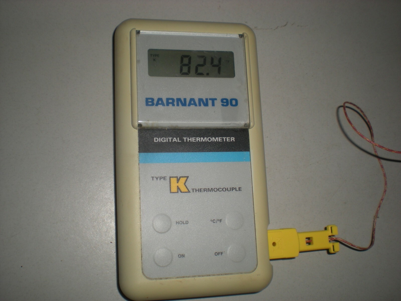 Barnant 90 Model 600-2840 Digital Thermometer - Tests OK as Shown