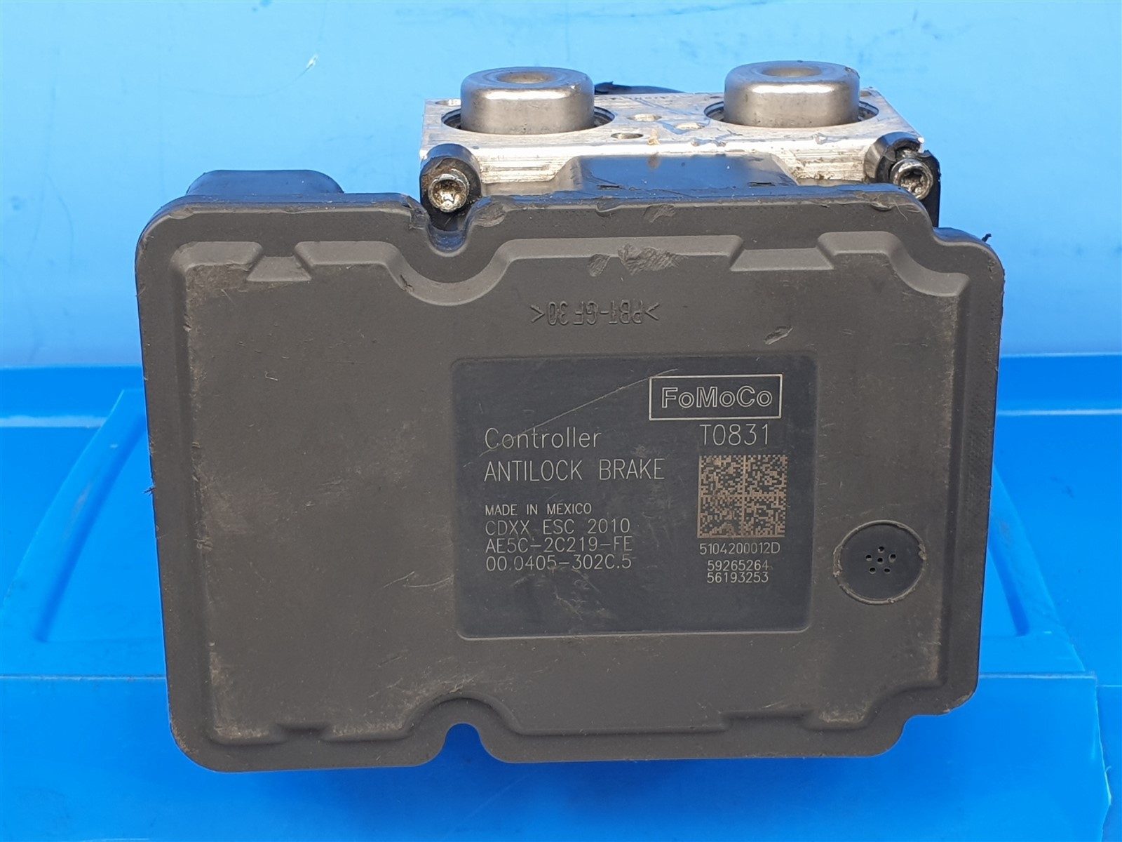10-12 Ford Fusion ABS Antilock Brake Control AE5C2C219FE-BE5C2C405CC OEM 9112g21