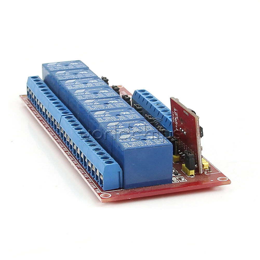 Multifunction Infrared Remote Control 8-Channel Relay Module 12V Bidirectional W