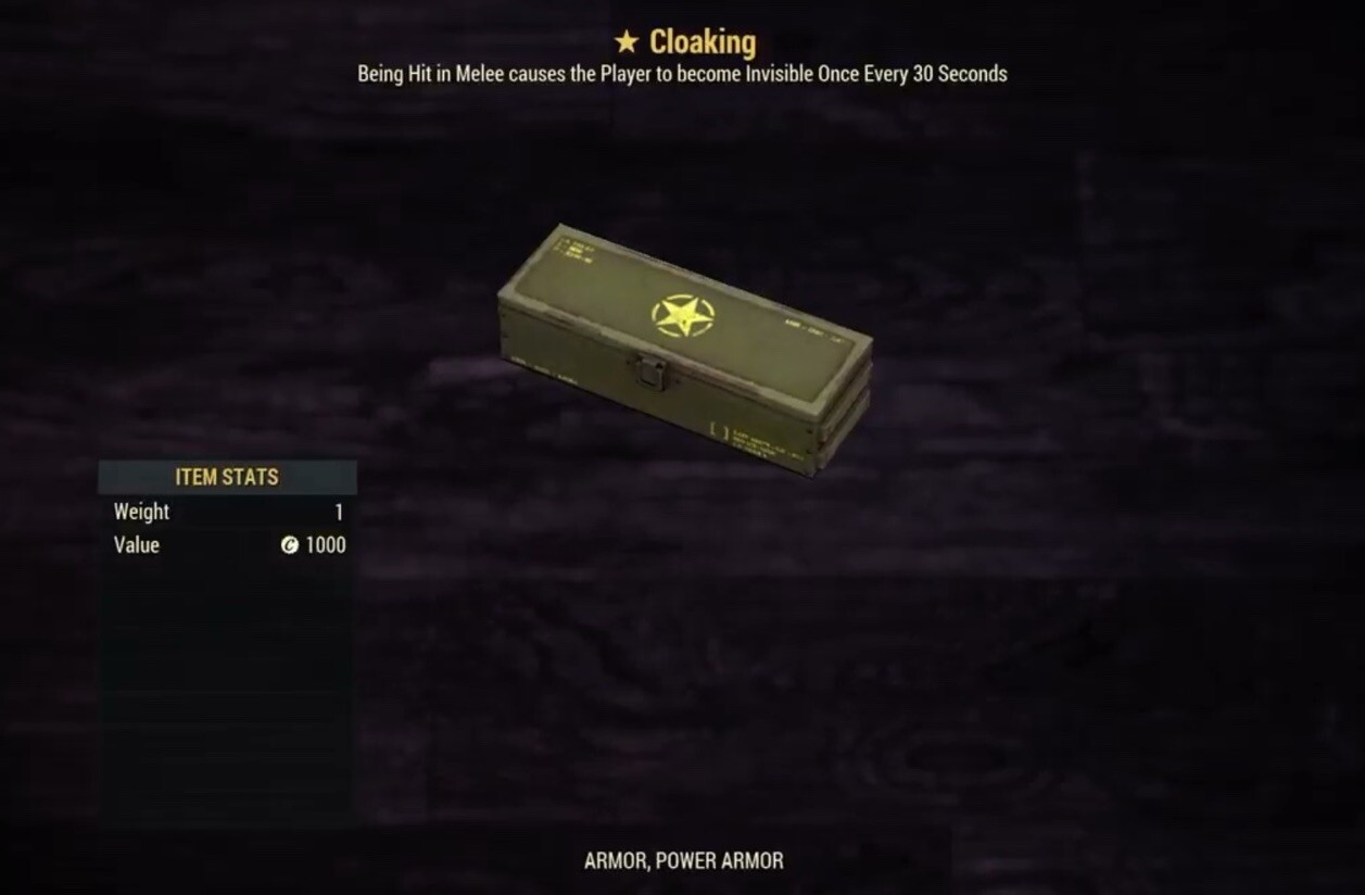 (Xbox) Cloaking Legendary Mod